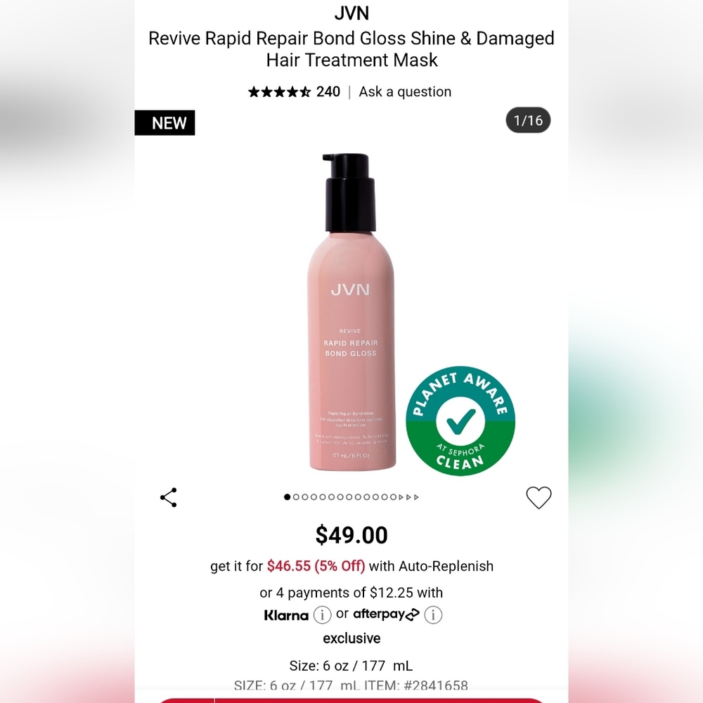 New JVN Revive Rapid Repair